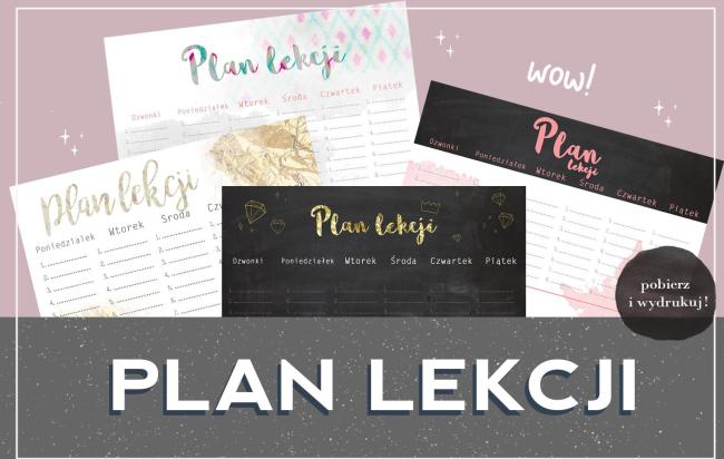 plan lekcji